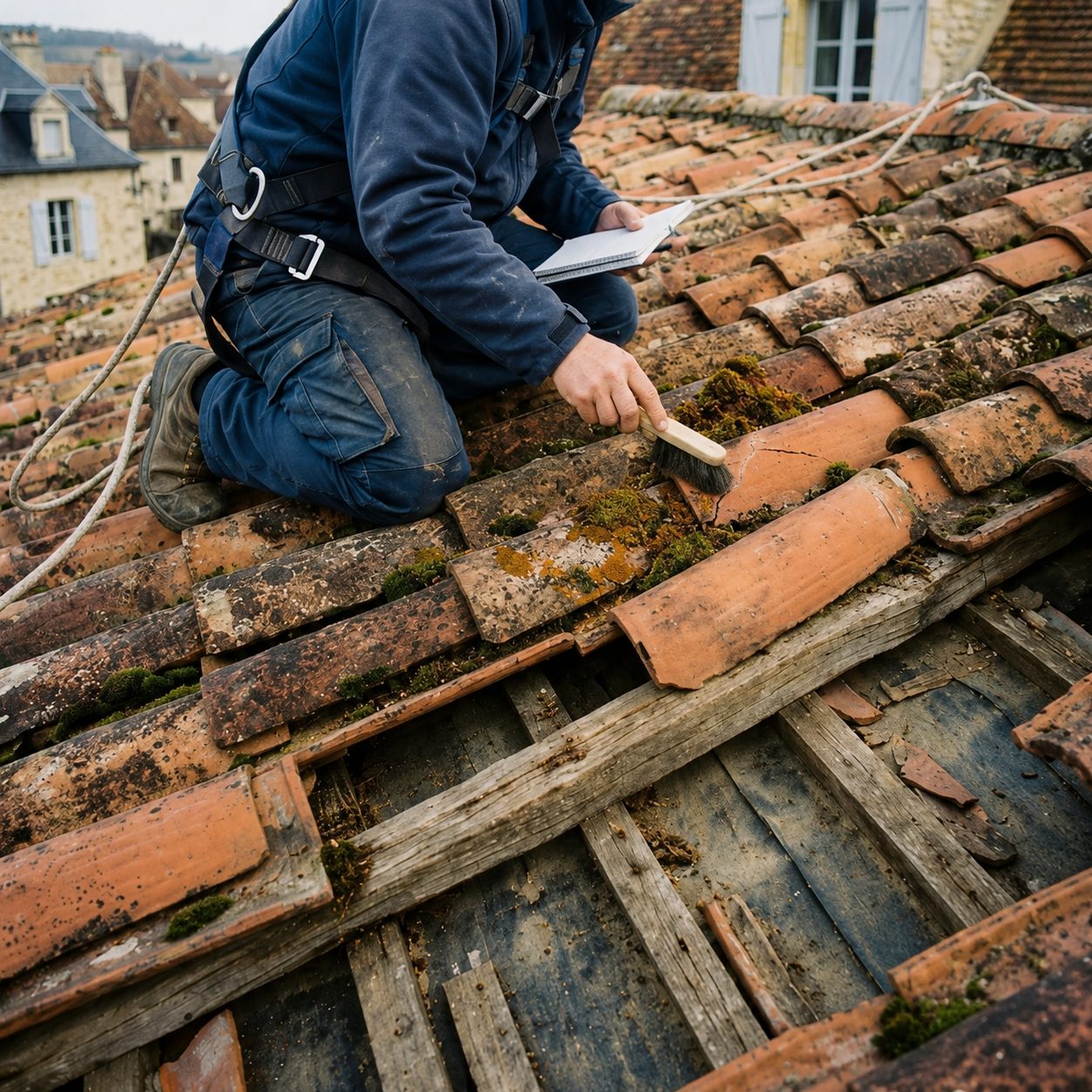 Isolation des combles par Jean Couverture, couvreur à Châteaubernard en Charente